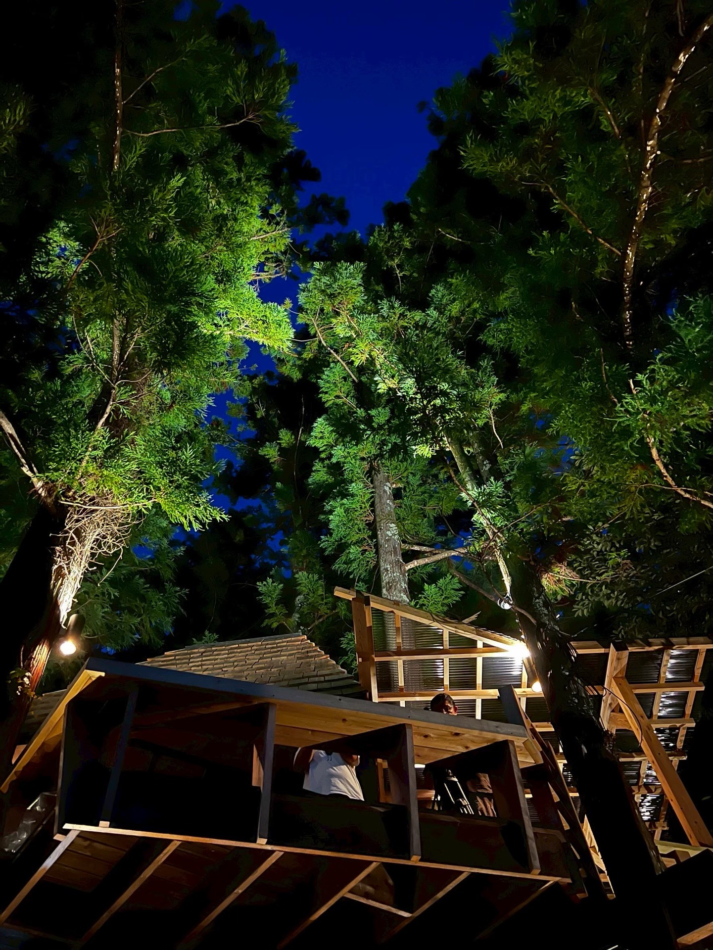 Washin Village at night